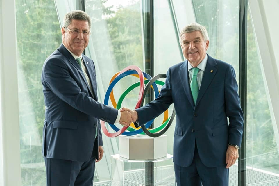 Tunisian NOC President meets Bach during visit to IOC headquarters