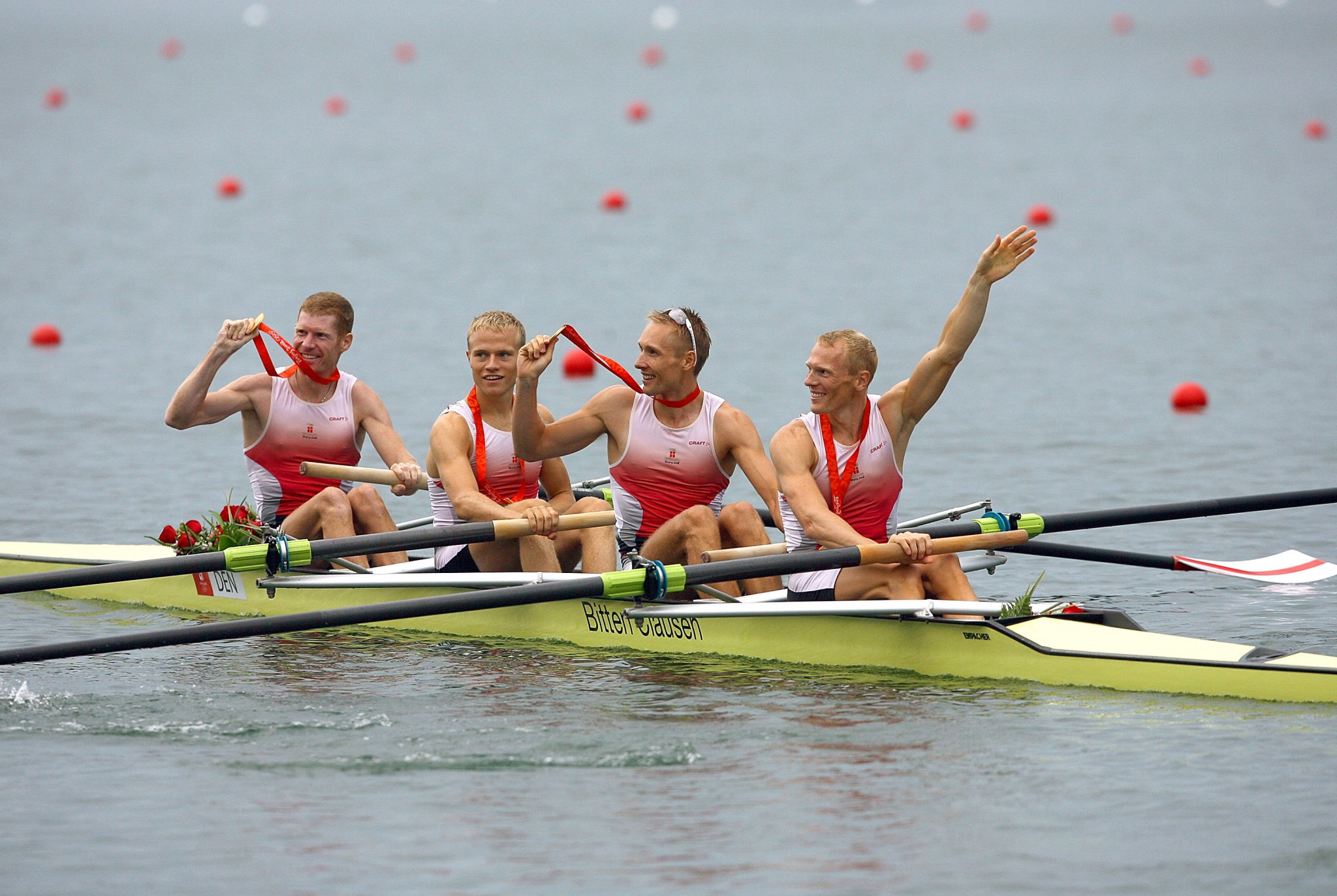 Ebbesen was a key member of Denmark's "Golden Four" that achieved three men's Olympic lightweight four gold medals ©Getty Images
