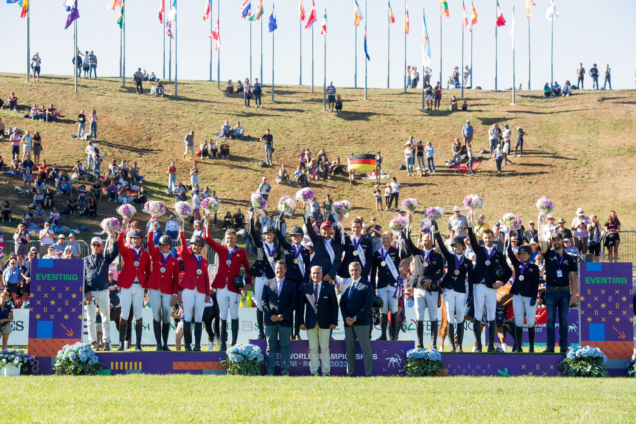 Germany were victorious in the team event at the Eventing World Championships ©FEI