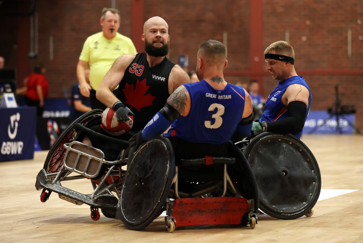Canada beat Britain 54-52 to win the wheelchair rugby Quad Nations final in Cardiff ©Quad Nations