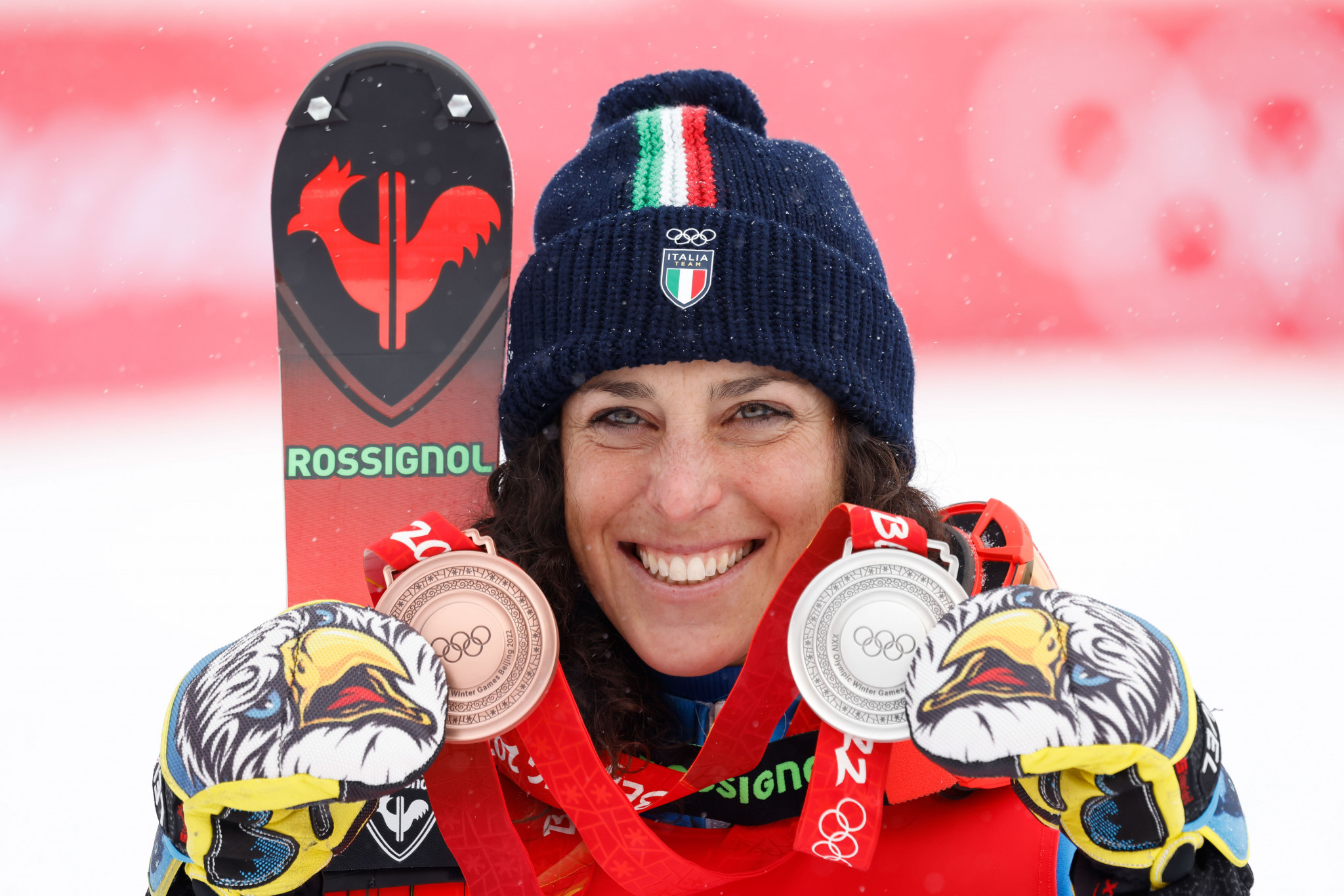 Federica Brignone won two medals at this year's Winter Olympics ©Getty Images