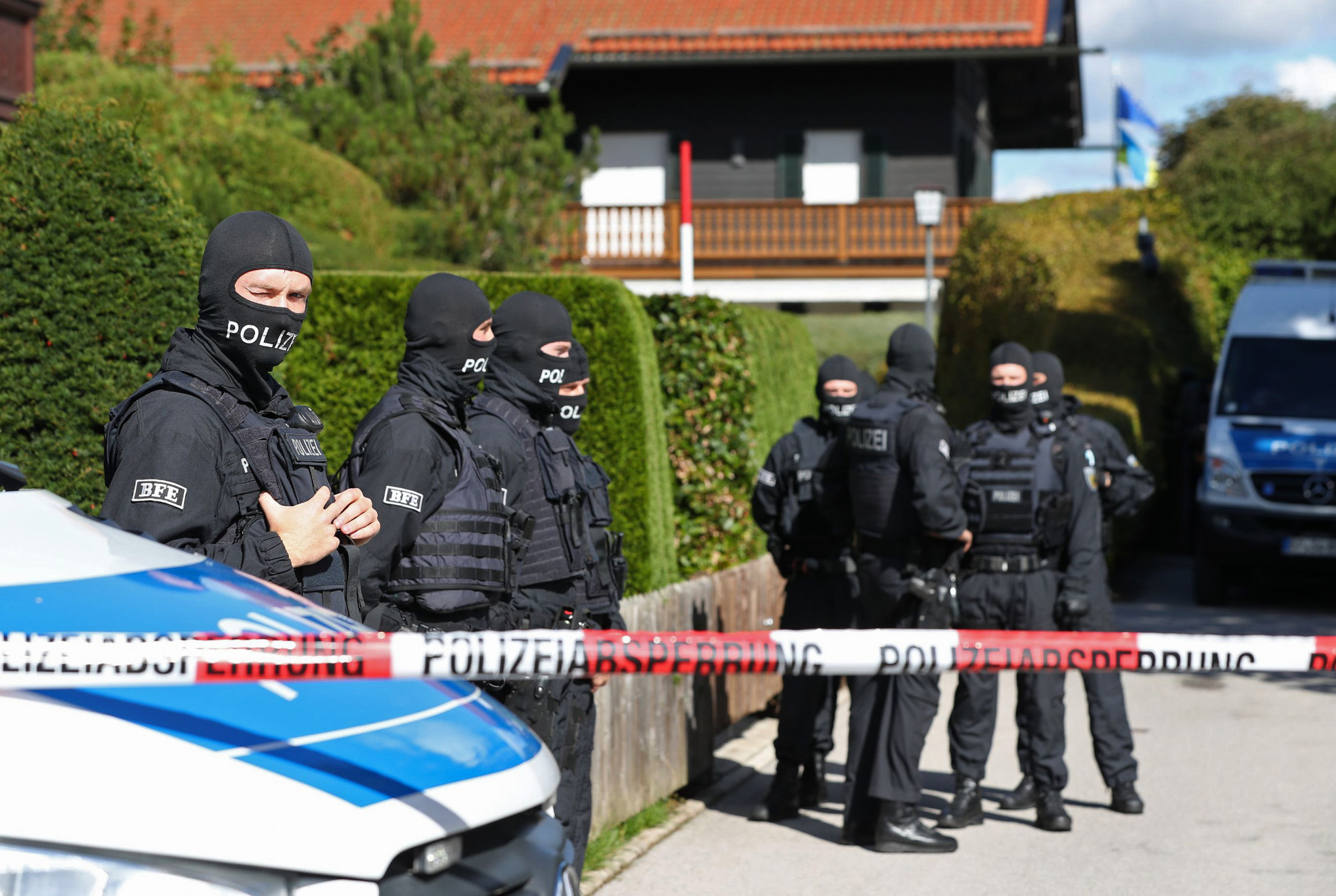Police raiding homes linked to Alisher Usmanov today ©Getty Images