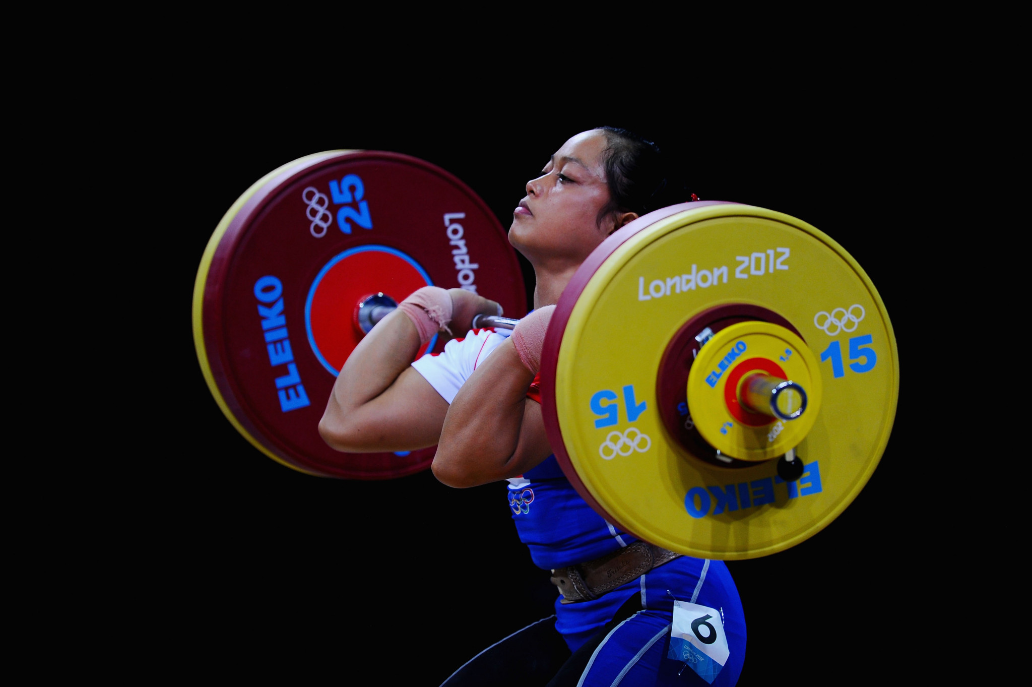 Indonesia's Febrianti receives weightlifting silver medal from London 2012