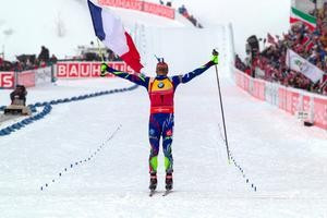 Four for Fourcade as Frenchman wins again at IBU World Championships