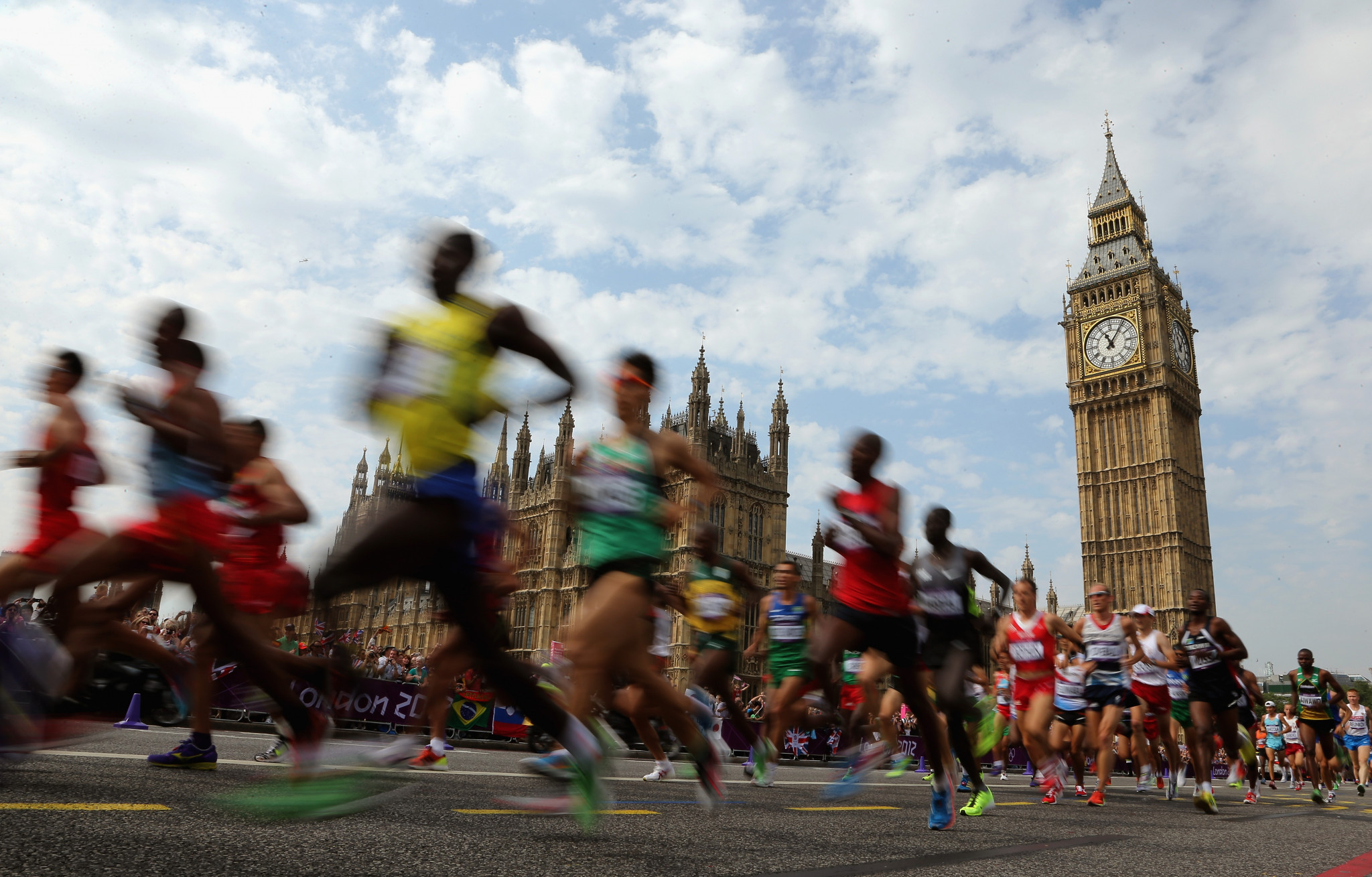 Rail strikes are set to take place on the same weekend as the London Marathon ©Getty Images