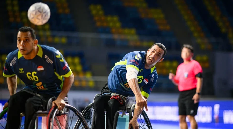 Egypt won both of its games today at the Four-a-Side Wheelchair Handball World Championship ©IHF