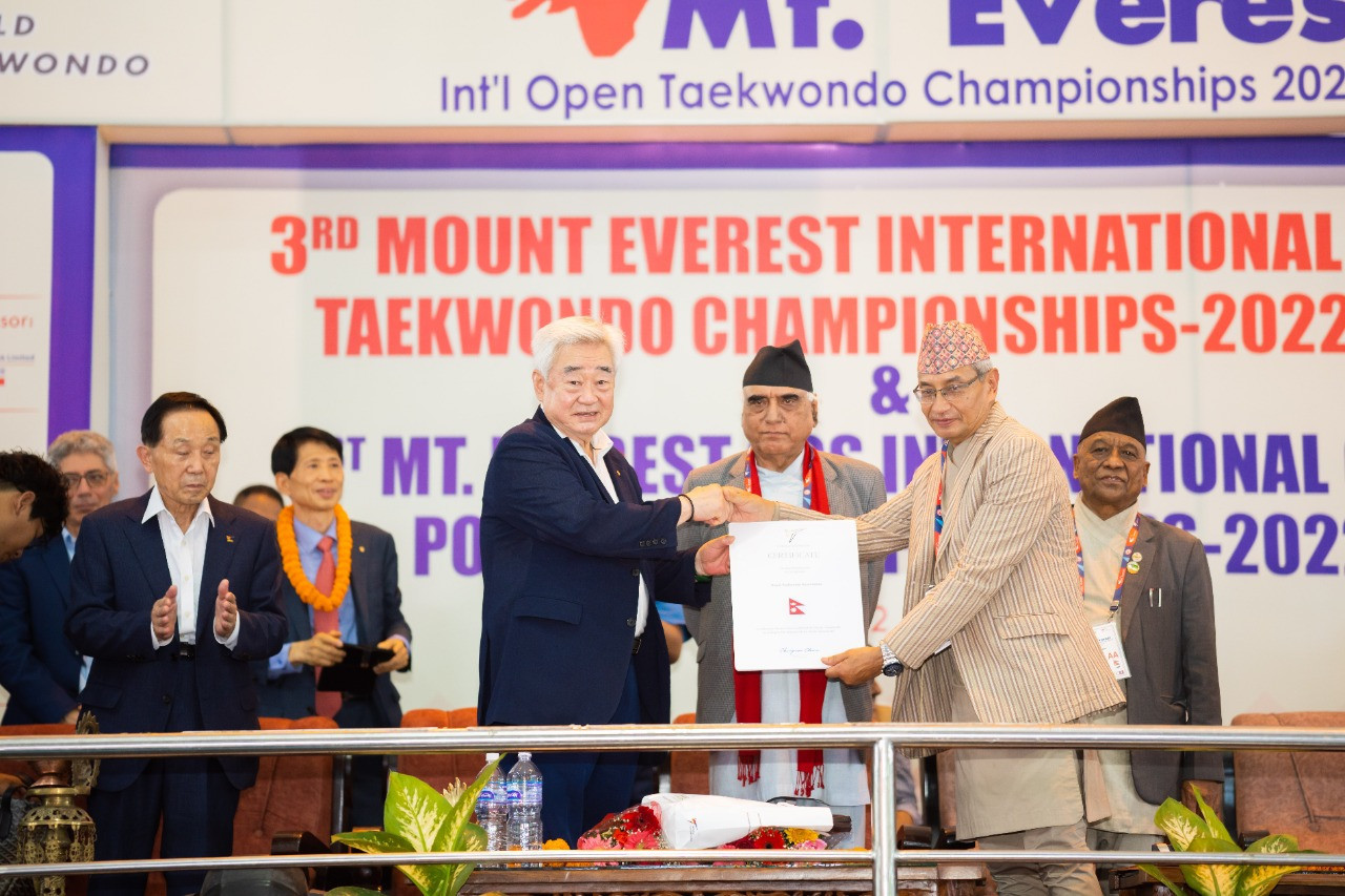 More than 1,400 athletes attended the event in Pokhara ©World Taekwondo
