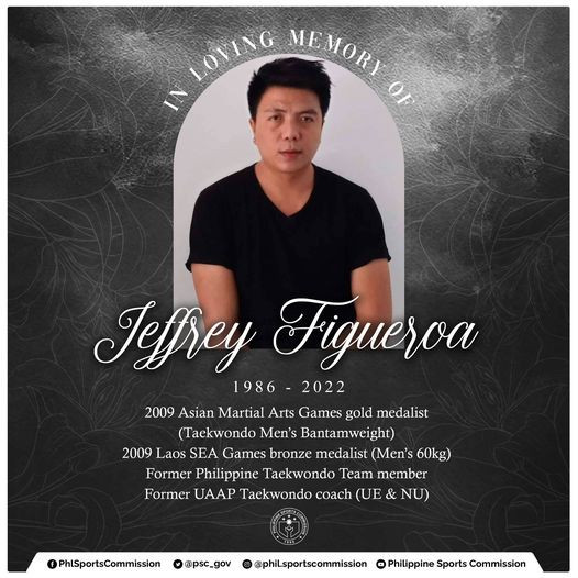 Filipino taekwondo champion Figueroa dies aged just 36