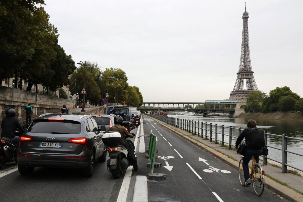 Paris is becoming more and more a city of dedicated cycle paths, a process that has been accelerated by the imminent Olympic Games ©Getty Images