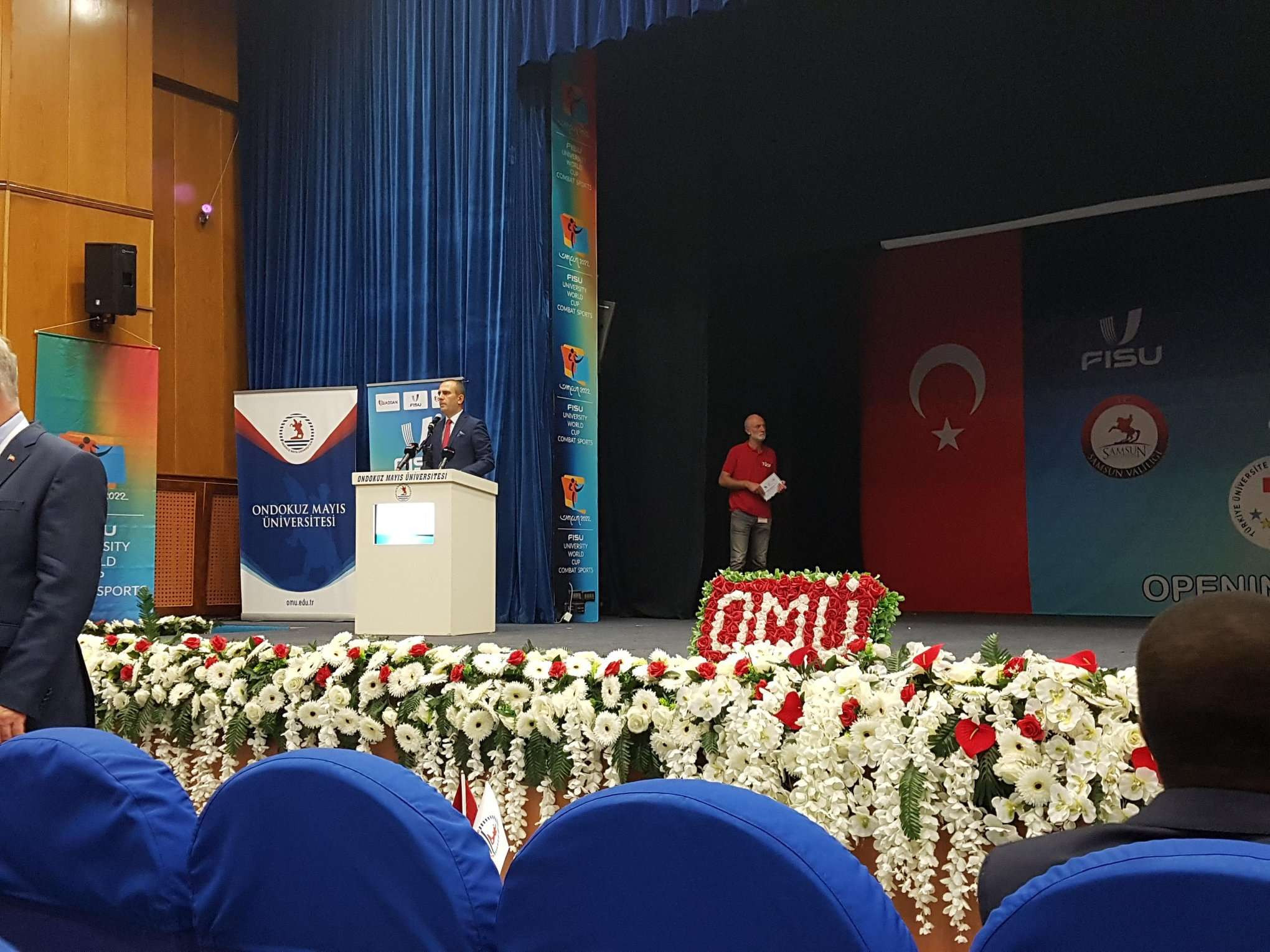 The Opening Ceremony for the World Cup was held at Ondokuz Mayıs University ©FISU