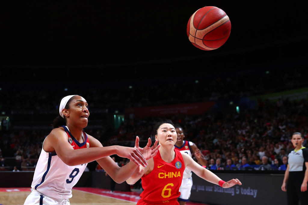 Holders United States narrowly defeated China in their group match at the FIBA Women's World Cup in Sydney ©Getty Images