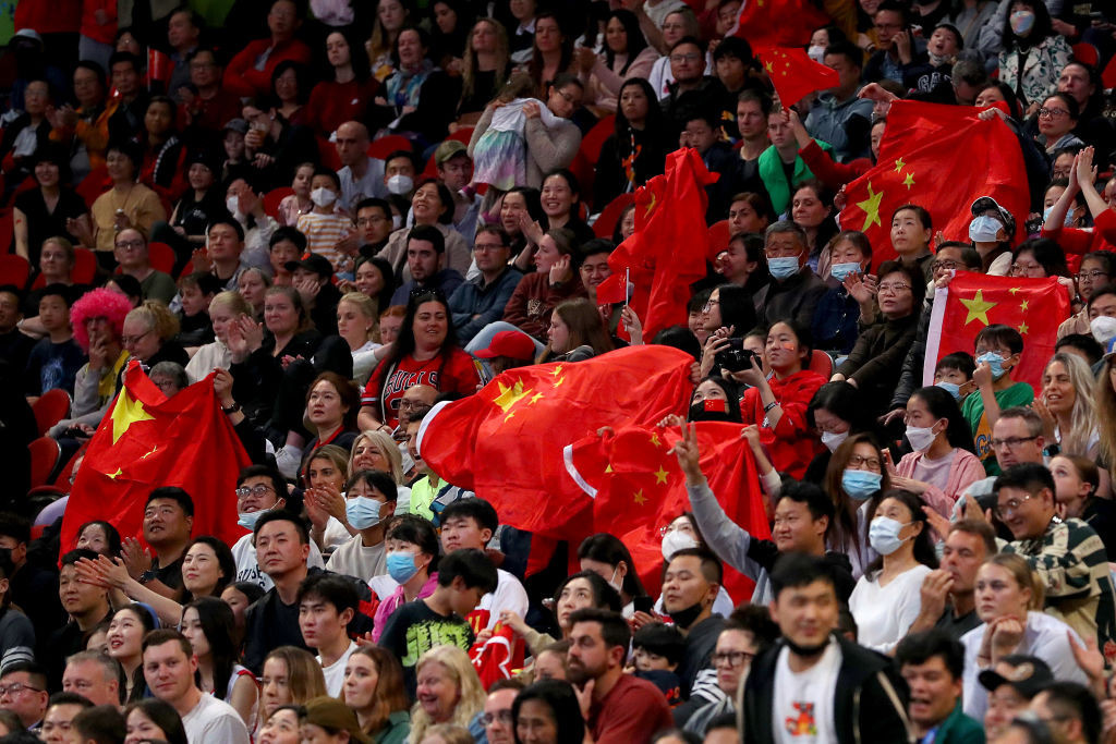 There was huge support for China in the Sydney SuperDome during their hugely competitive group match against the FIBA Women's World Cup champions United States ©Getty Images