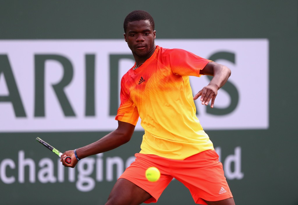 Frances Tiafoe won a battle between two American teenagers at Indian Wells ©Getty Images