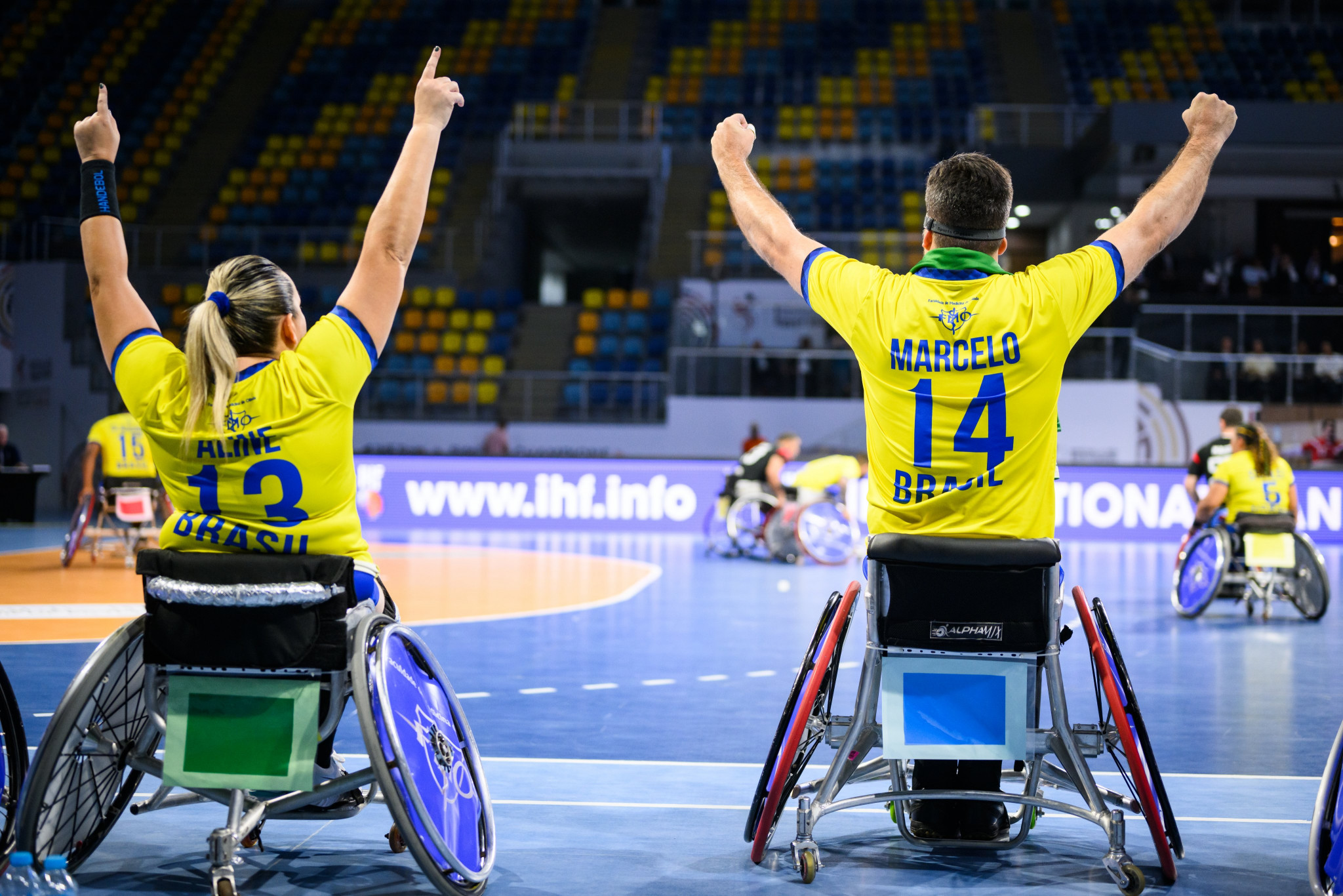 Brazil edge Egypt to win inaugural IHF Four-a-Side Wheelchair Handball World Championship