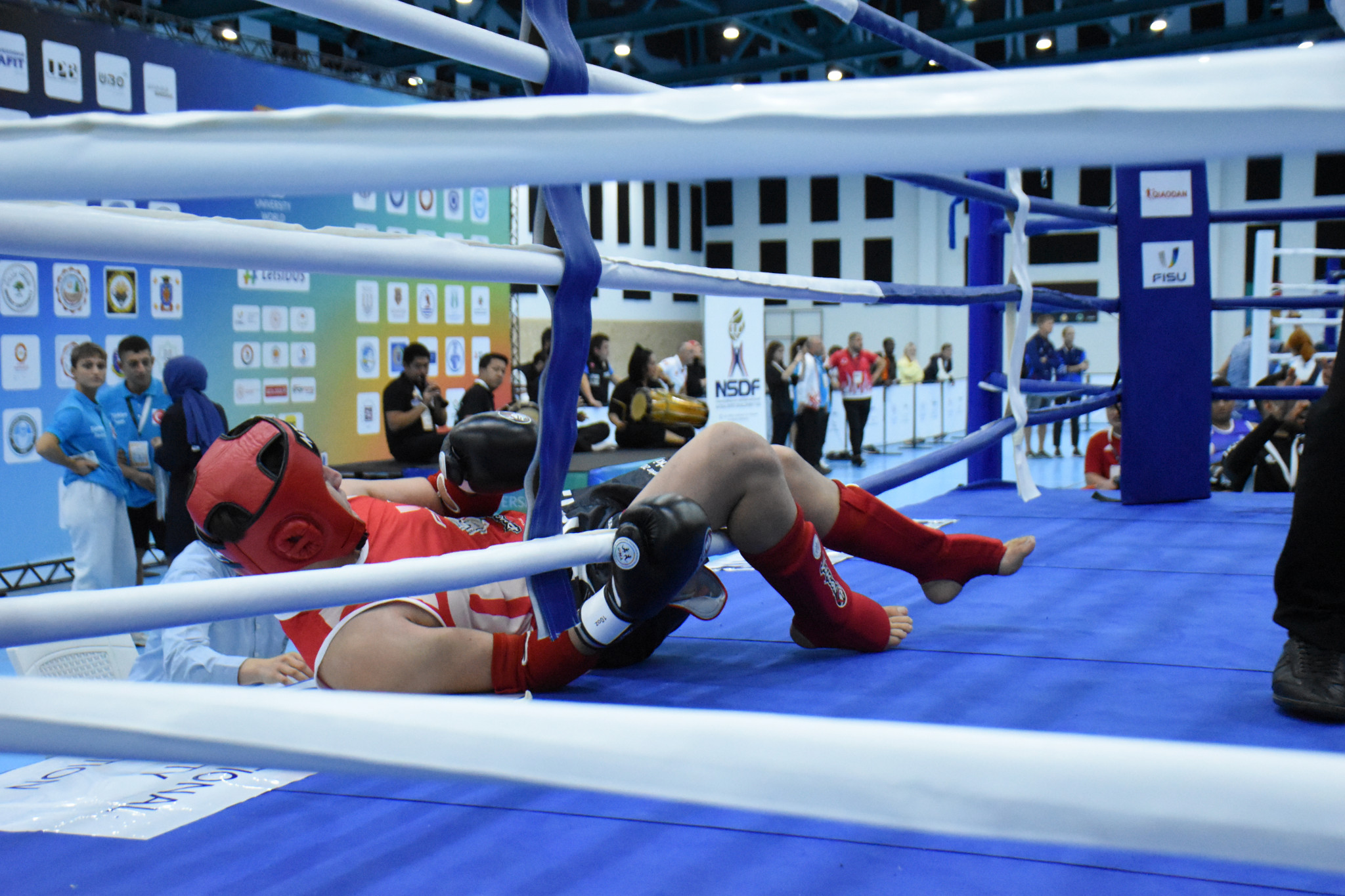 Muaythai competition continued on with its second day ©FISU