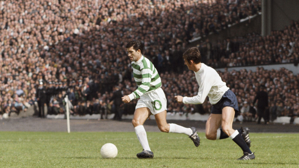 Bertie Auld led the singing in the tunnel for Celtic that freaked out Inter Milan before the 1967 European Cup final ©Getty Images