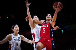 US break points record against South Korea at Women's Basketball World Cup