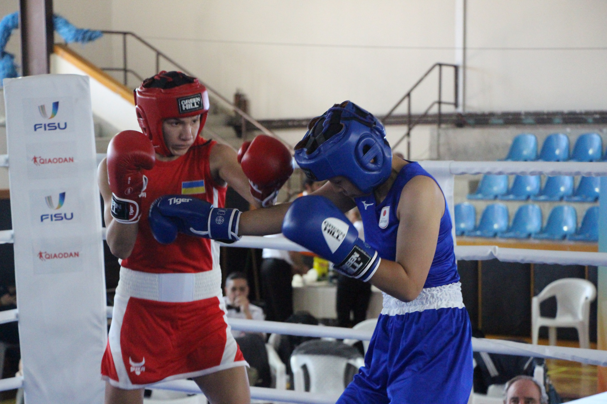 Ukraine have been one of the most prominent teams competing in boxing ©FISU