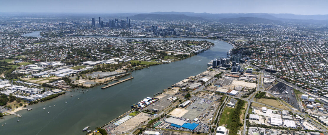 Northshore-Hamilton has been earmarked to host the Athletes' Village for Brisbane 2032 and will provide new residential, retail, and commercial opportunities after the Olympic and Paralympic Games ©Queensland Government