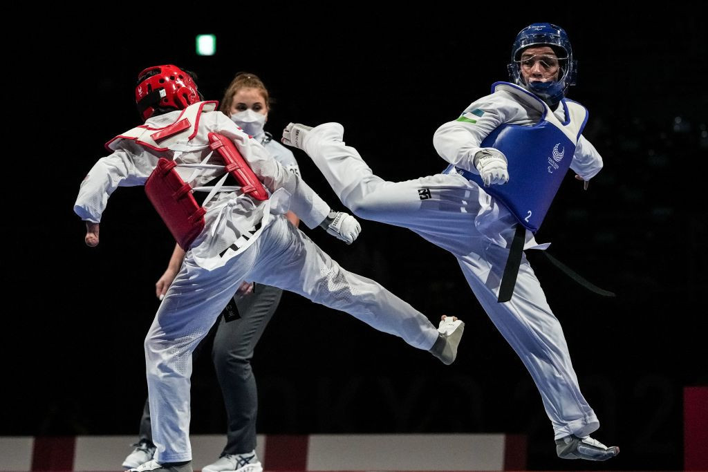  Khwansuda Phuangkitcha, right, is a double world champion and won bronze at Tokyo 2020 ©Getty Images