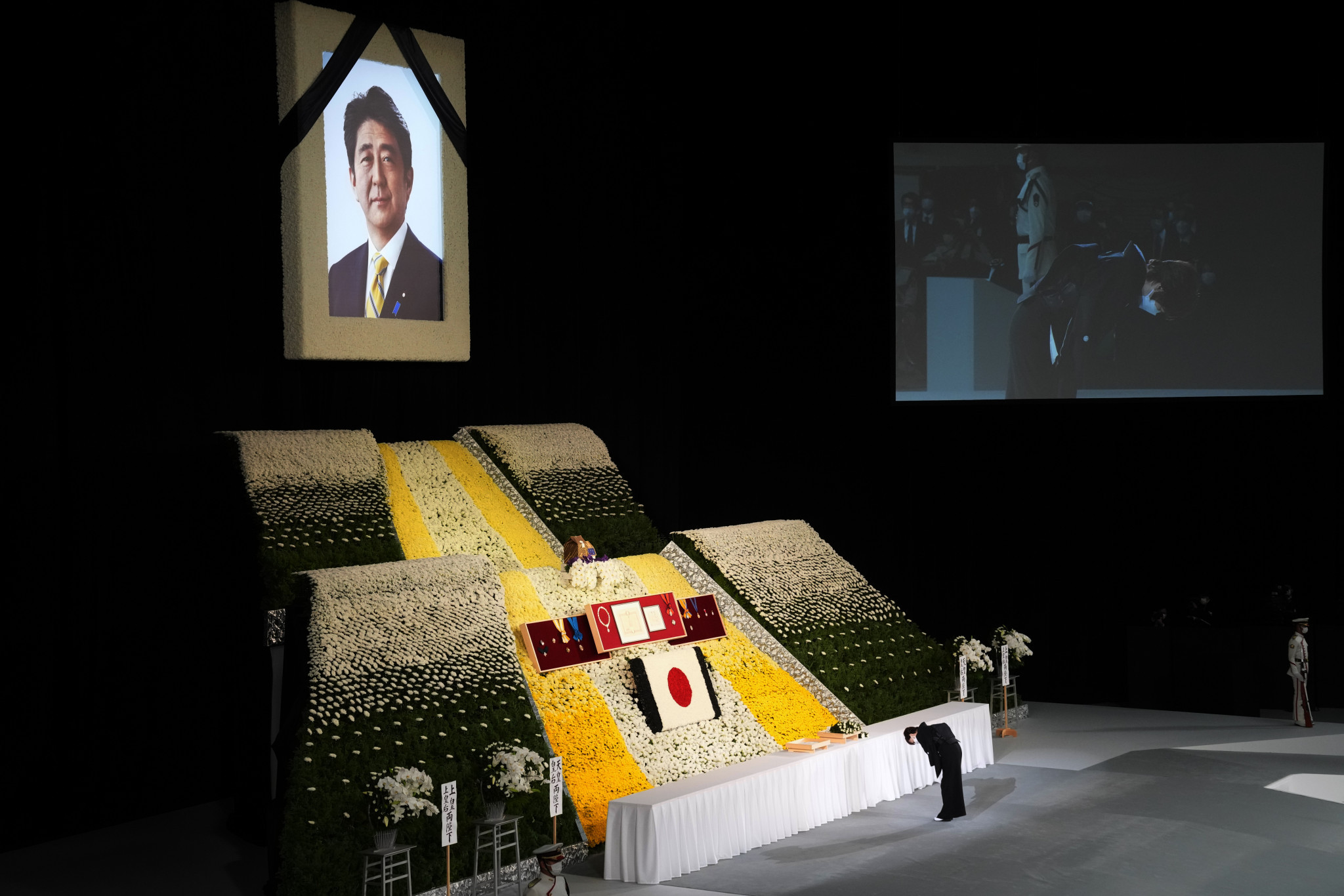 The state funeral of Shinzō Abe was held in Tokyo today ©Getty Images