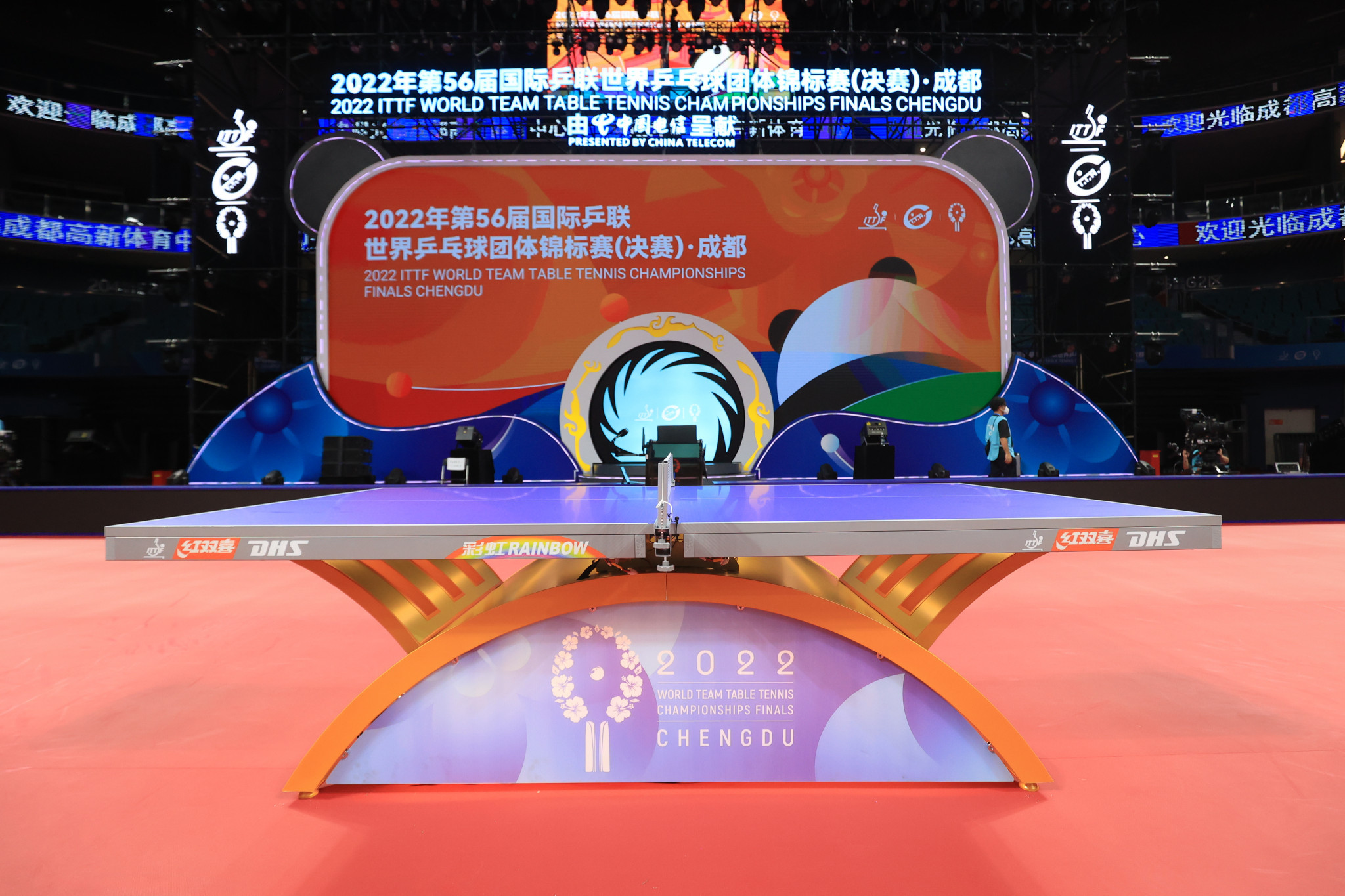More than 250 athletes are living in a closed-loop system like the one used for Beijing 2022 ©ITTF