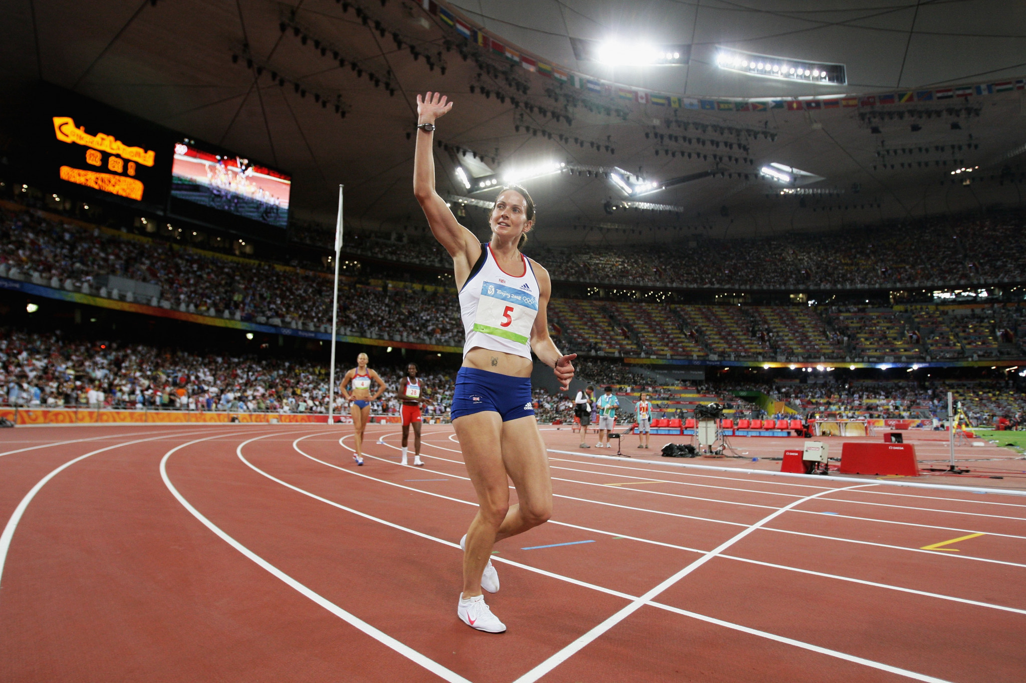 Kelly Sotherton achieved two bronze medals at the Beijing 2008 Olympics ©Getty Images