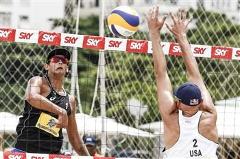 Russian duo claim surprise win over Dalhausser and Lucena at FIVB Rio Grand Slam