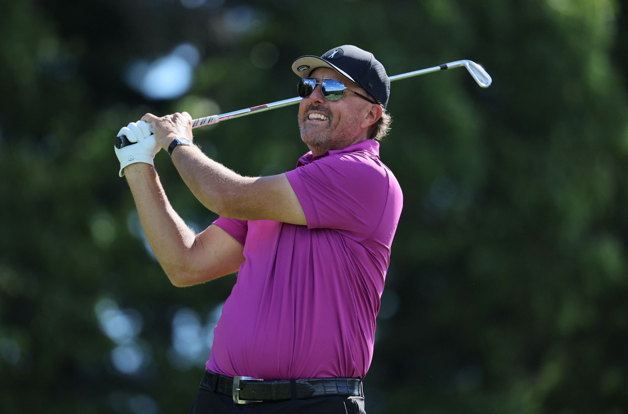 Phil Mickelson of the United States is one of the top golfers who opted to take part in the LIV Golf series ©Getty Images