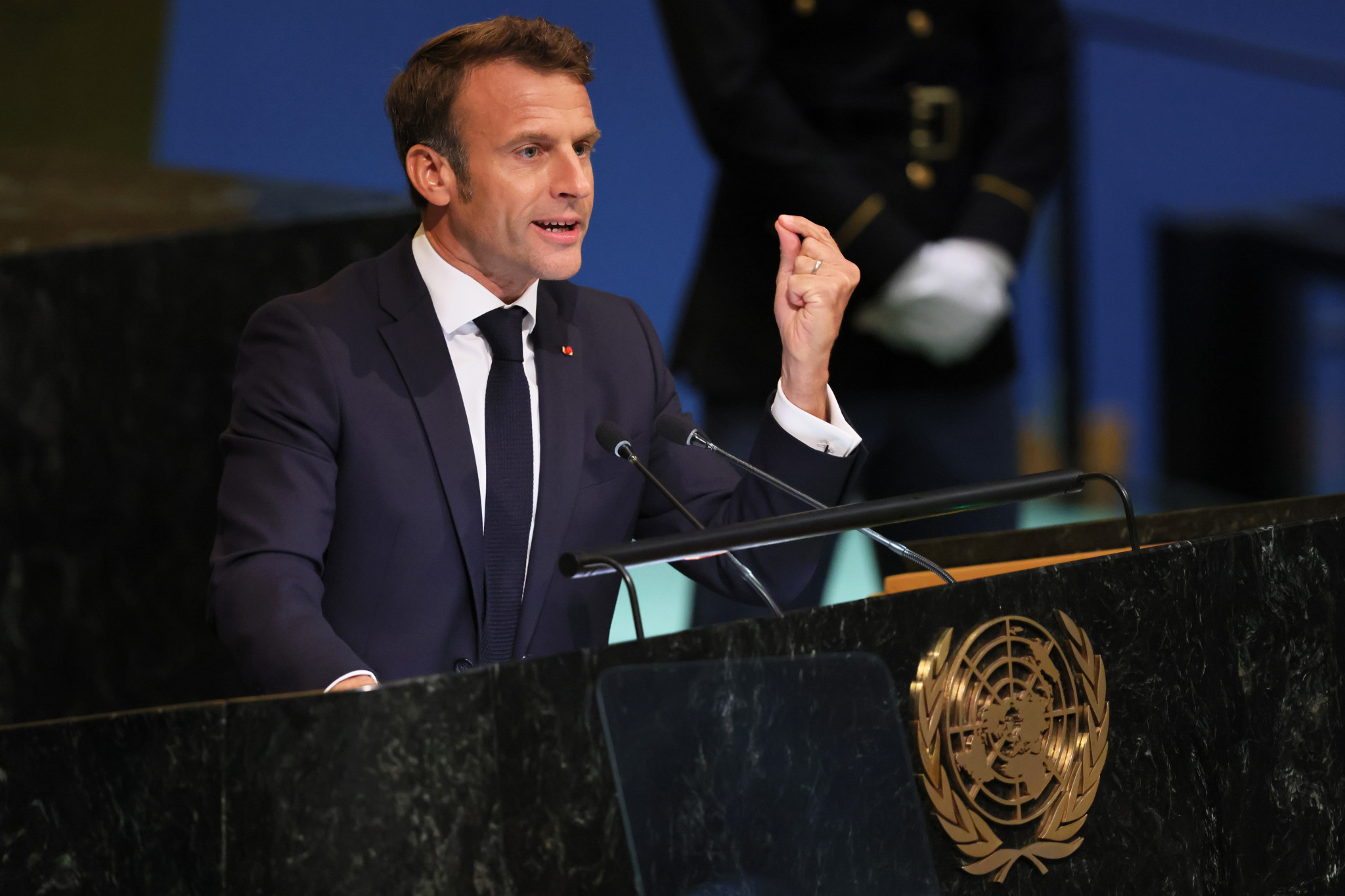 French President Emmanuel Macron is set to discuss preparations for Paris 2024 ©Getty Images