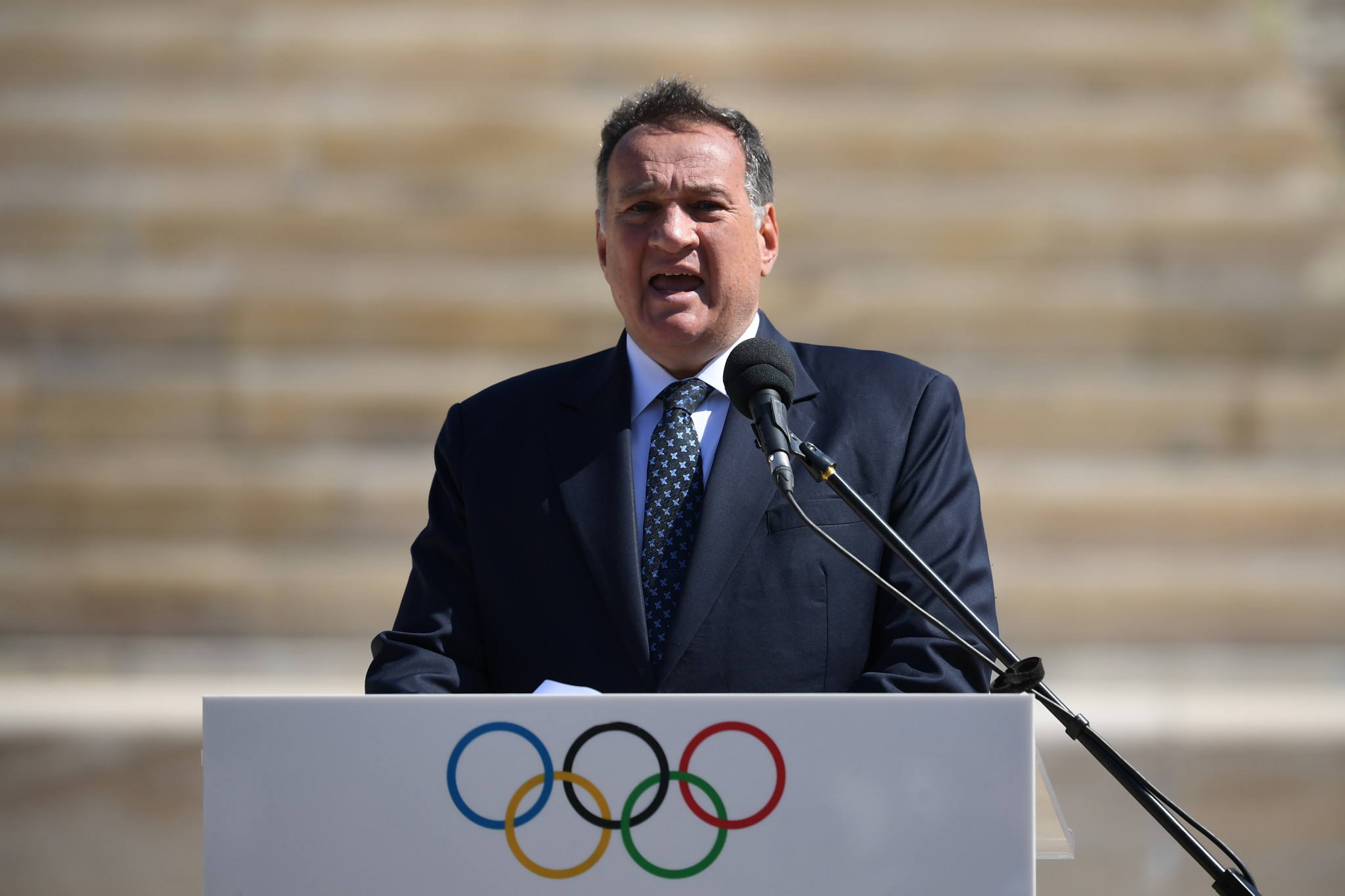 EOC President Spyros Capralos is set to welcome delegates to Ancient Olympia to discuss preparations for the 2023 European Games  ©Getty Images