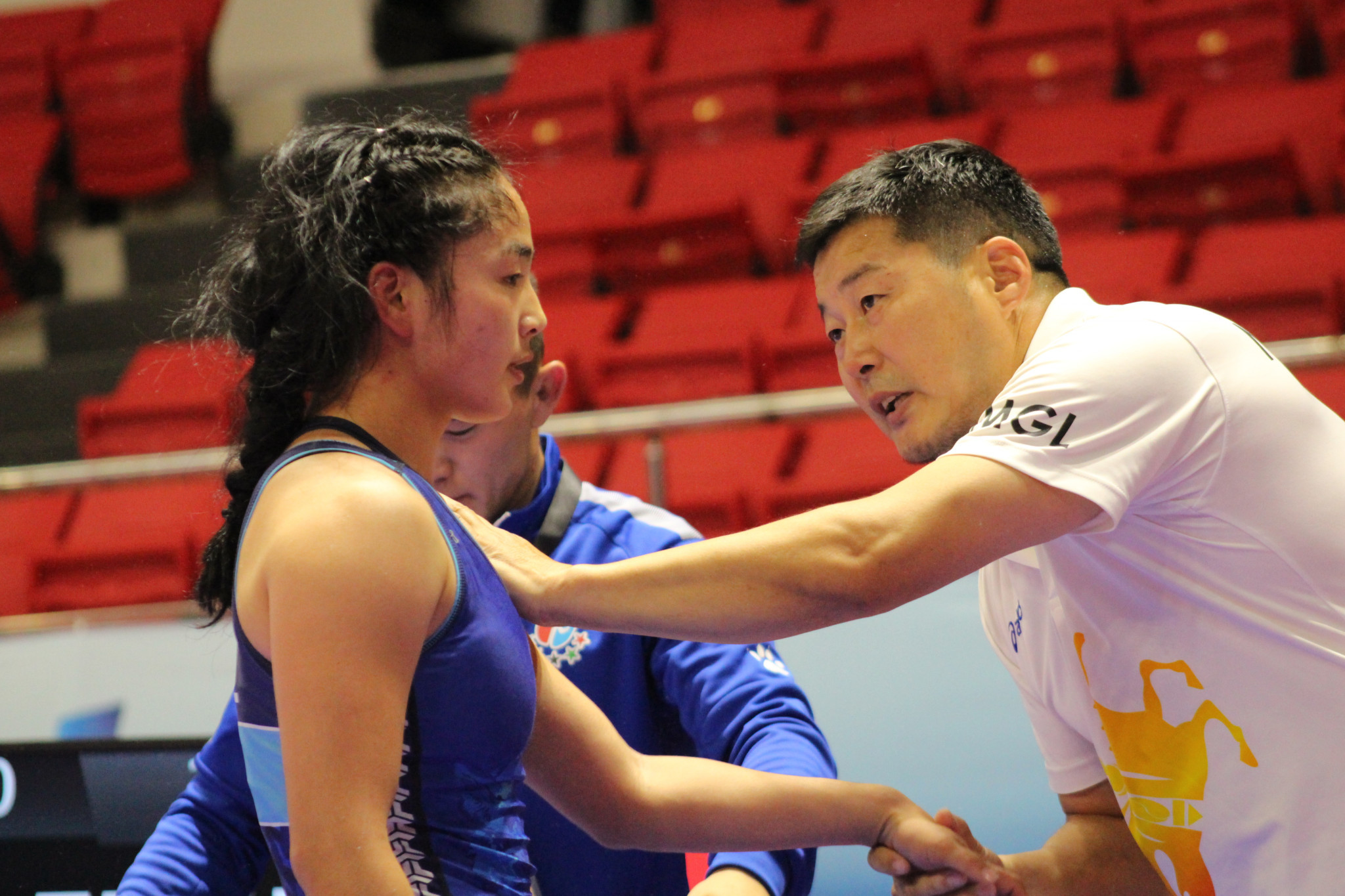 Mongolia won two wrestling golds, with one going to Enkhzul Batbaatar ©FISU