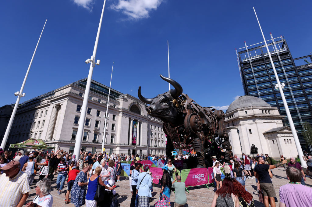 The Birmingham Bull's removal from its location in Centenary Square has aroused much concern on social media ©Getty Images