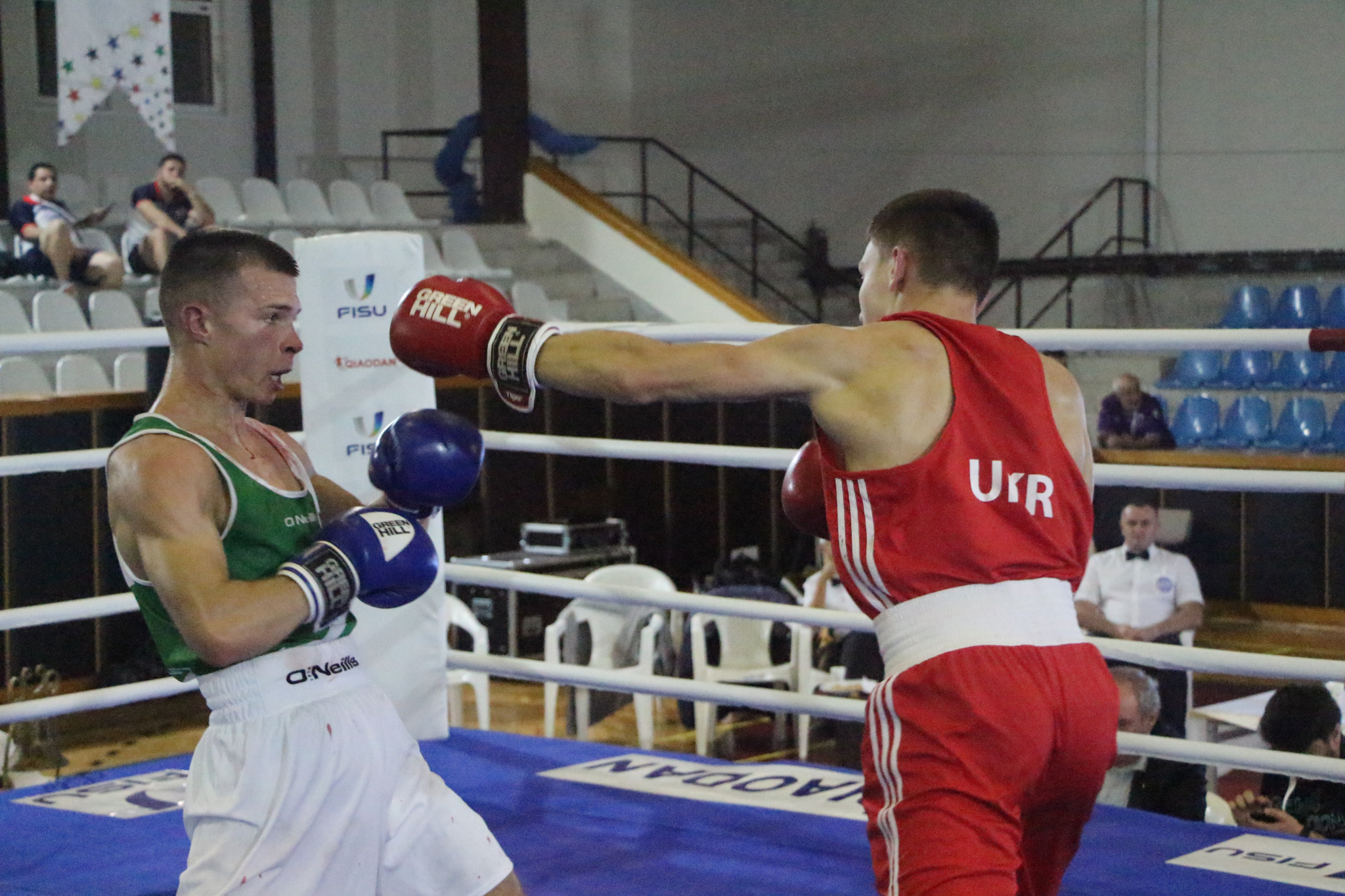 Patryk Adamus from Ireland is into his boxing final tomorrow ©FISU