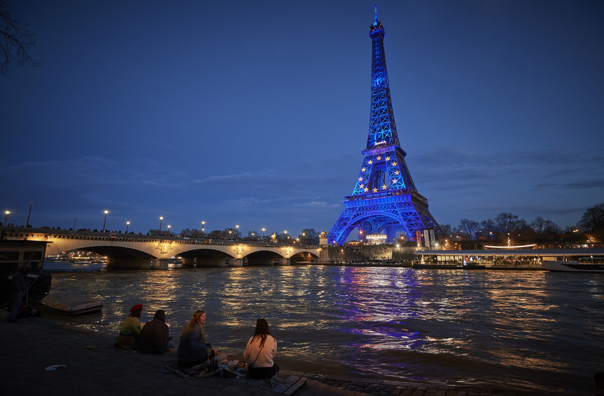 The River Seine is to be used as a major part of the Paris 2024 Opening Ceremony ©Getty Images