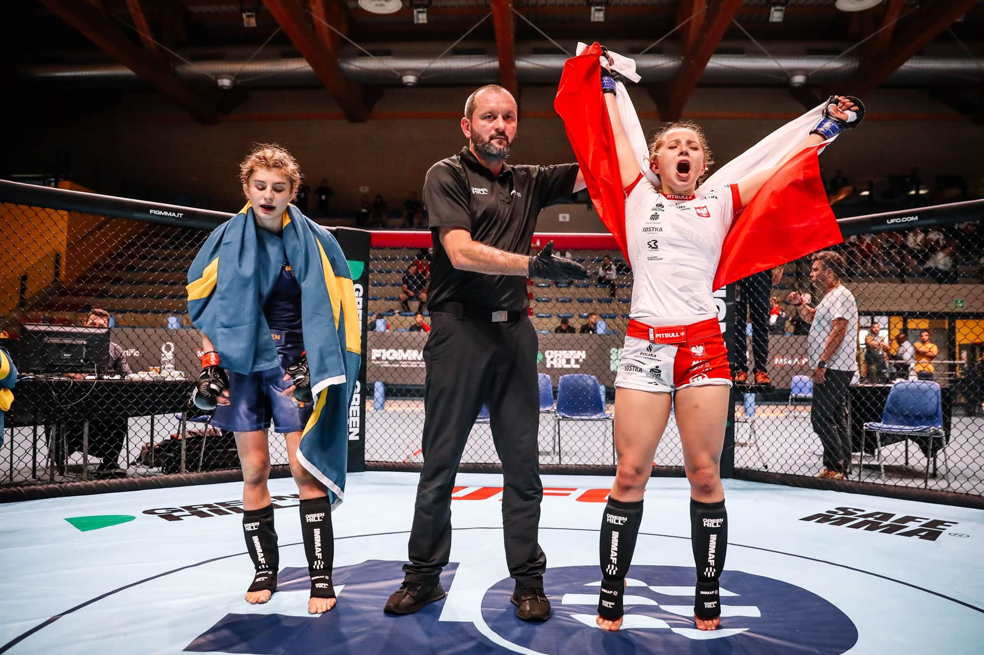 The senior quarter-finals and junior semi-finals were staged today ©IMMAF