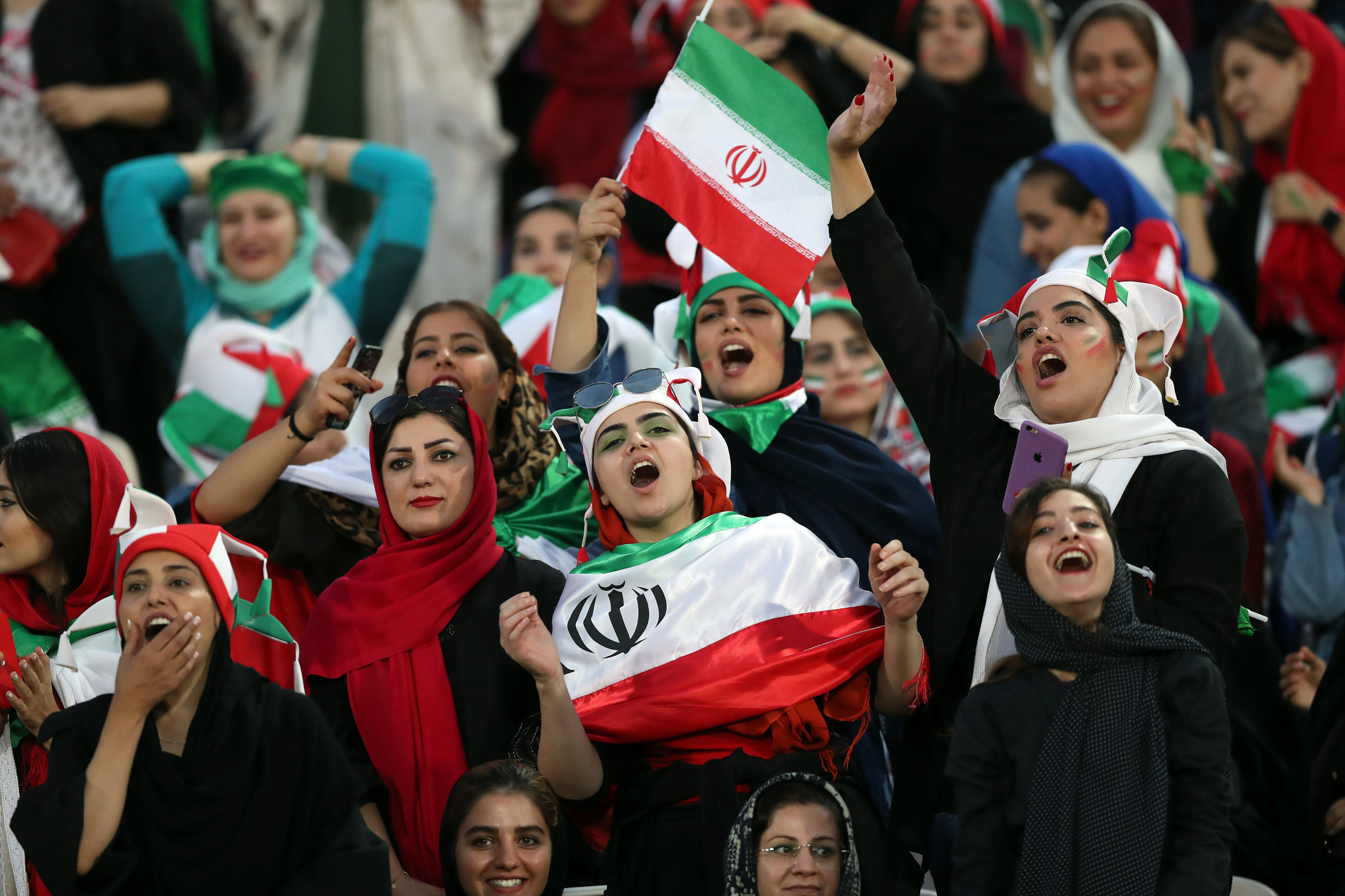 Women's rights group Open Stadiums has urged FIFA to ban Iran from the upcoming World Cup ©Getty Images