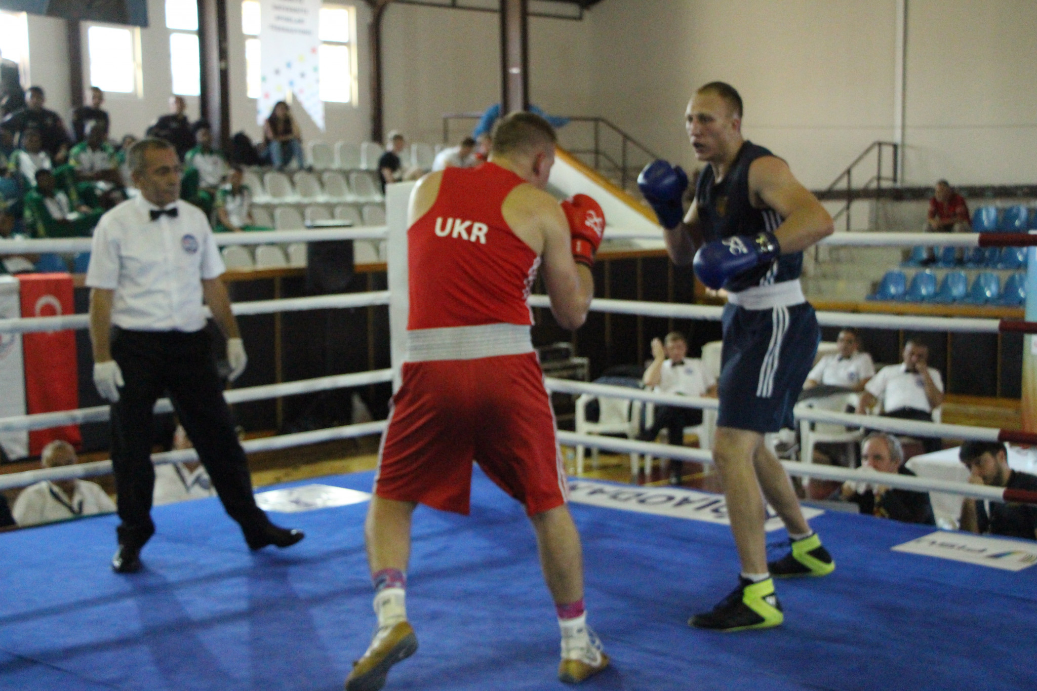 Ukraine finished the day with four gold medals in boxing ©FISU