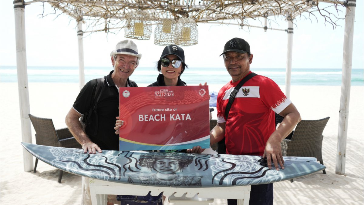 Esteban Perez was in Bali for the 2023 ANOC World Beach Games technical delegates meeting ©WKF