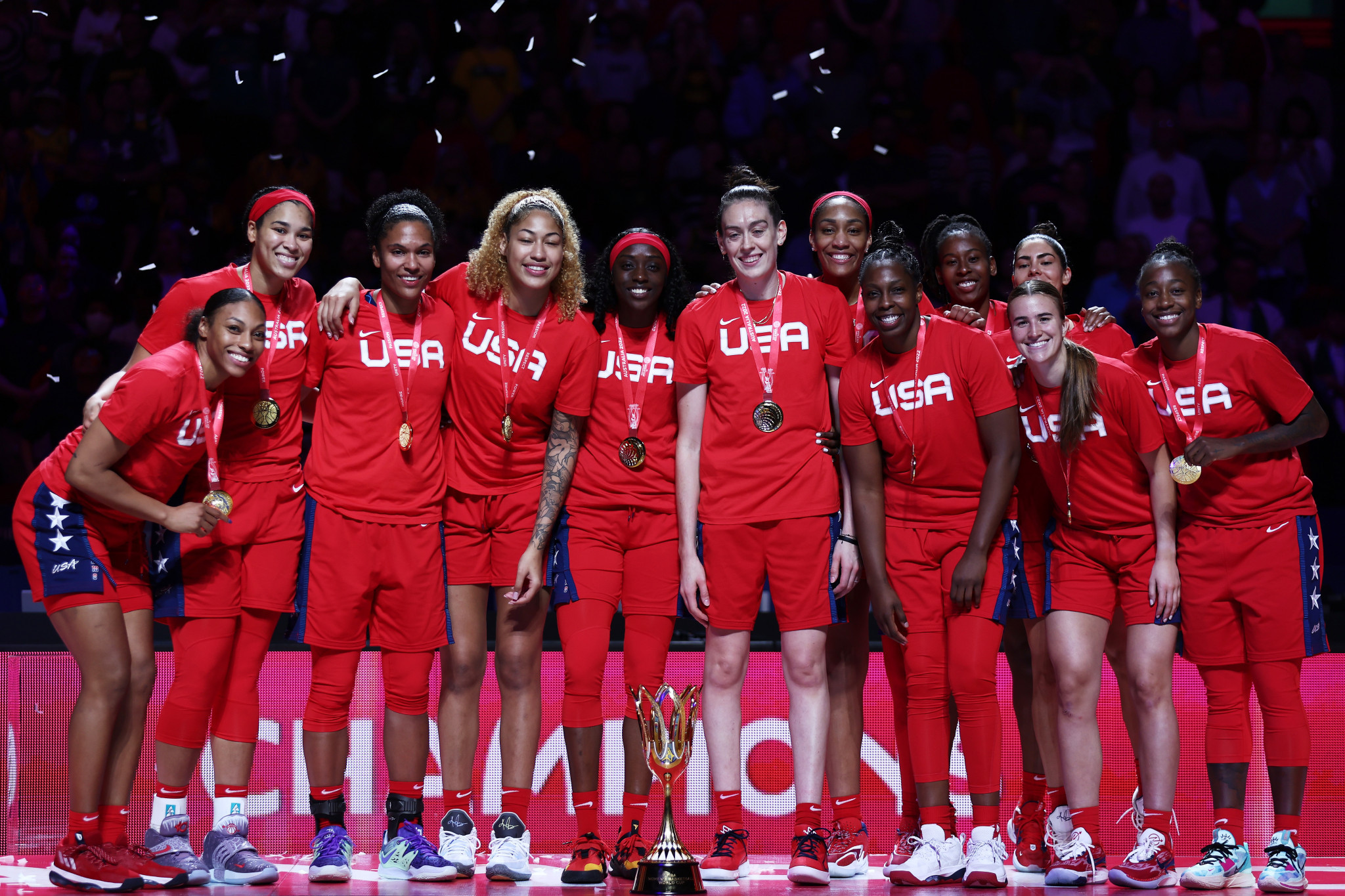 The United States defeated China to win the FIBA Women's Basketball World Cup in Australia ©Getty Images