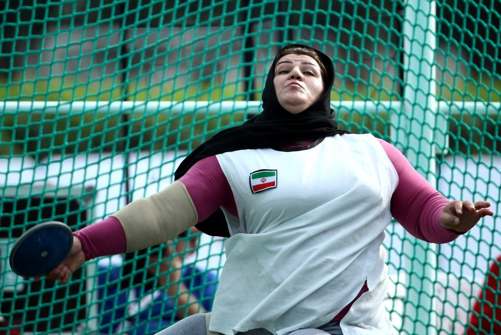Hashemiyeh Motaghian Moavi was one of five Iranian gold medallists ©Getty Images
