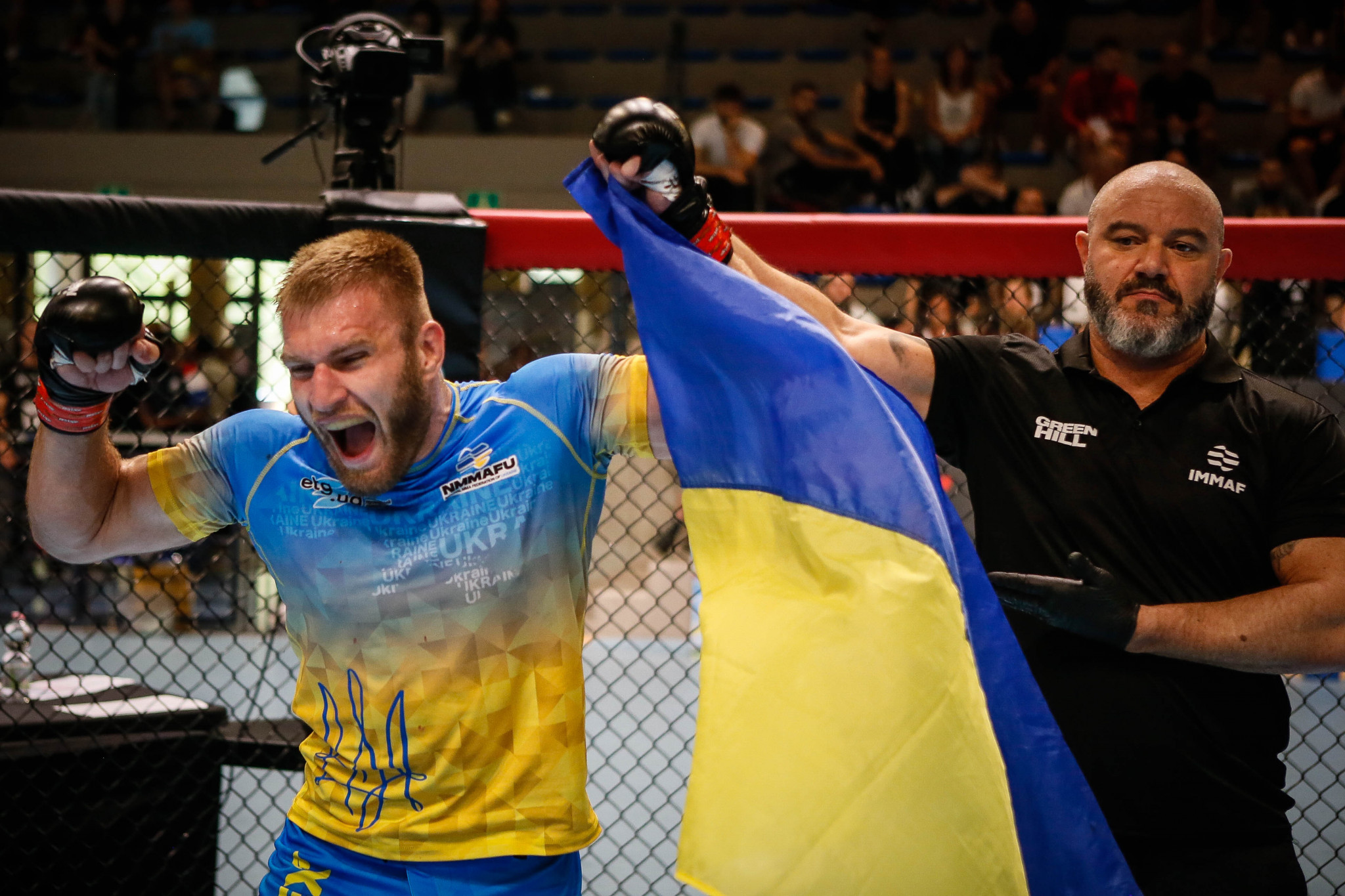 Mykola Kovalenko won an all-Ukrainian battle in the IMMAF European Championships ©IMMAF