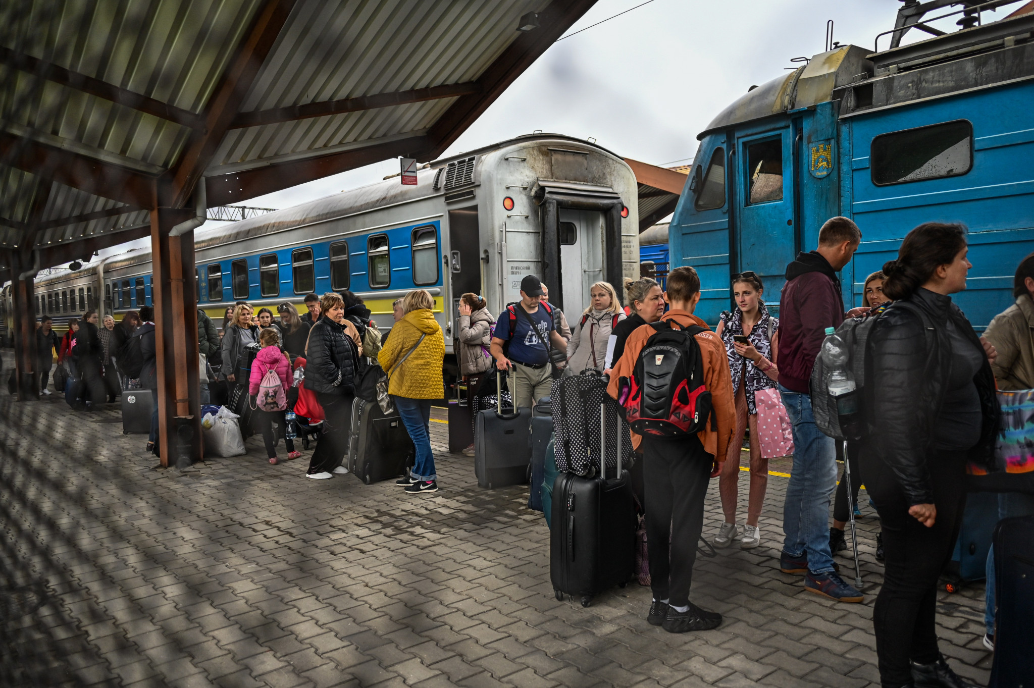 Millions of Ukrainian citizens have crossed the Polish border to seek refuge since the war started ©Getty Images