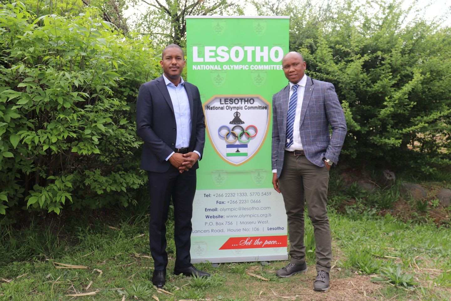 LNOC and ENOC held a bilateral meeting last month ©Lesotho National Olympic Committee