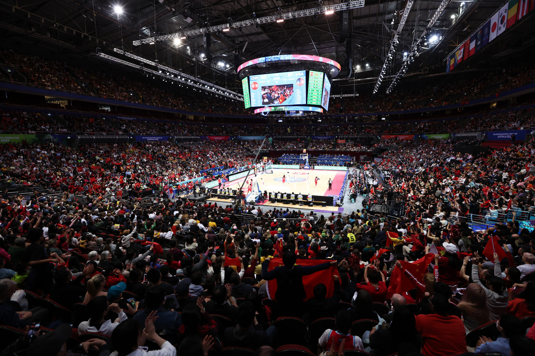 A record 145,519 fans attended the Women’s Basketball World Cup in Sydney ©Getty Images