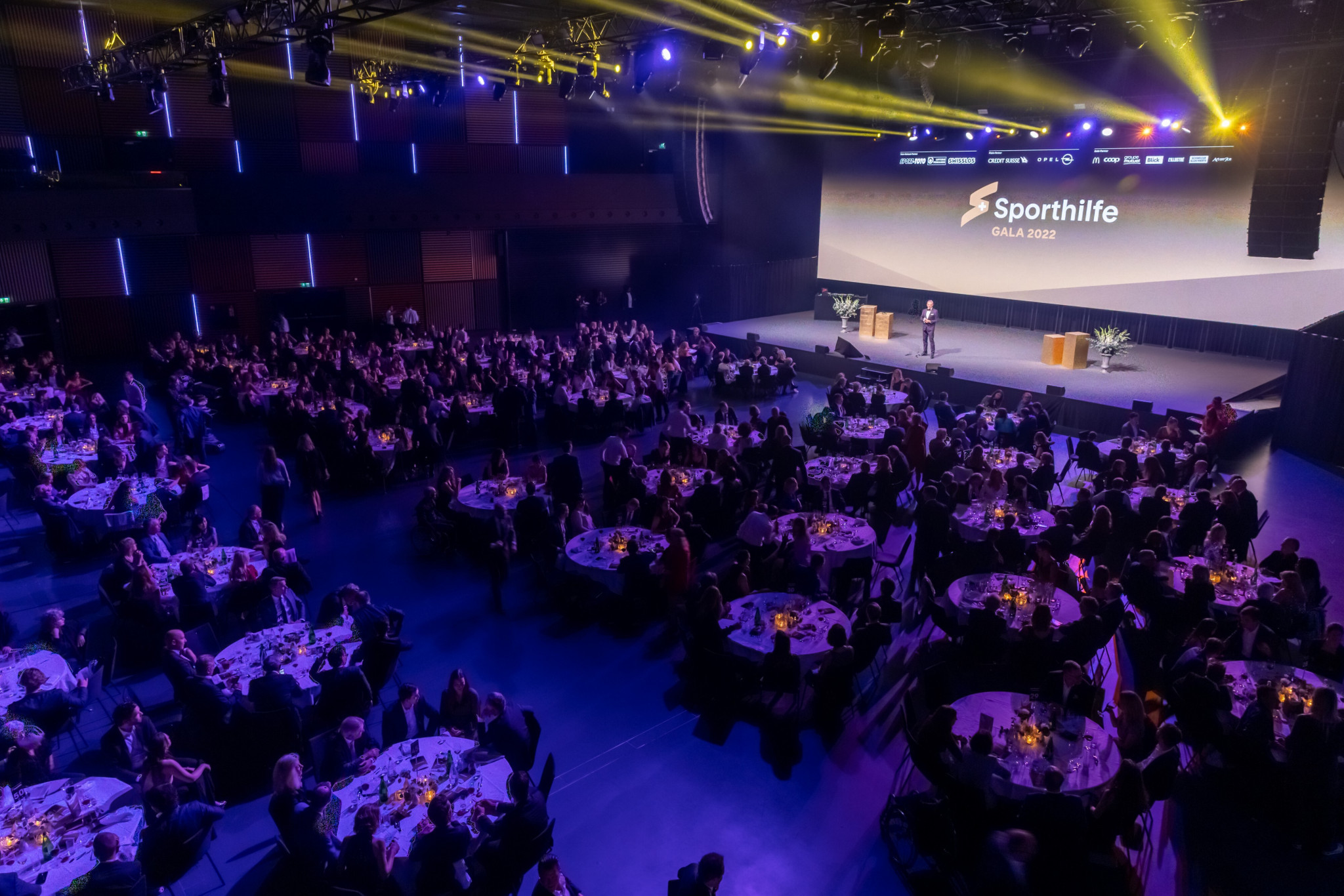 The Swiss Sports Aid Foundation gala aimed to assist athletes on their journey to Brisbane 2032 ©Sporthilfe/Keystone/Michael Calabro/Salvatore Vinci