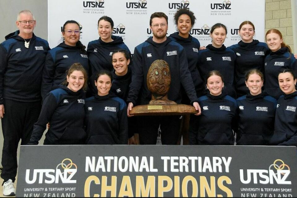 Massey University was given an award for displaying the best sportsmanship ©UTSNZ