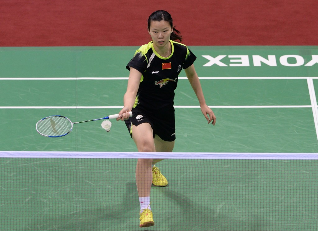 Olympic champion Li Xuerui is out of the All England Open Badminton Championship after she lost in three games to compatriot Wang Shixian in Birmingham ©Getty Images