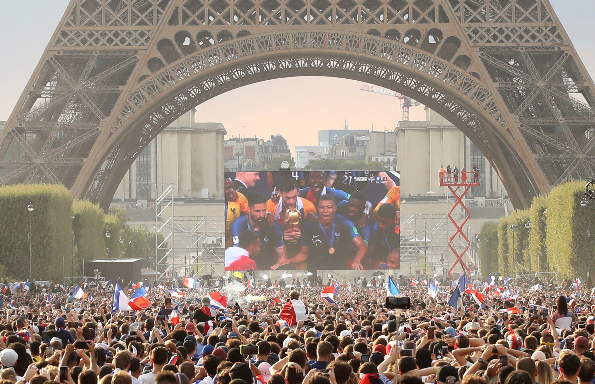 Cities across France have decided against showing matches from the FIFA World Cup on big screens ©Getty Images