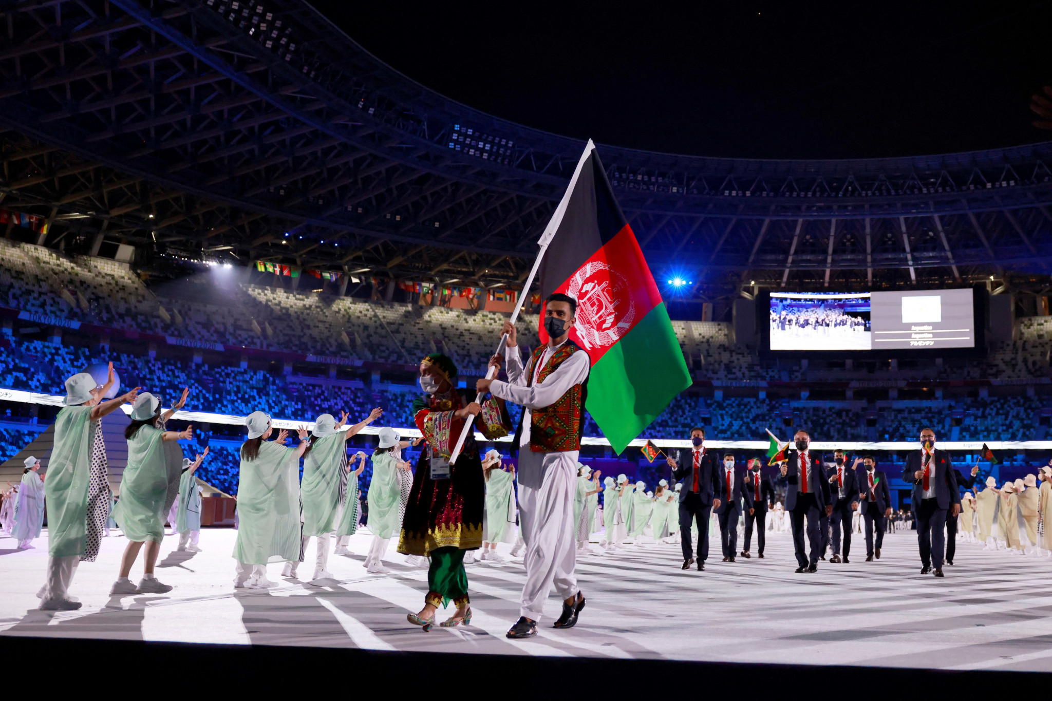 Masomah Ali Zada suggested Afghanistan could be banned from next year's Olympics if no women are allowed to represent the country ©Getty Images